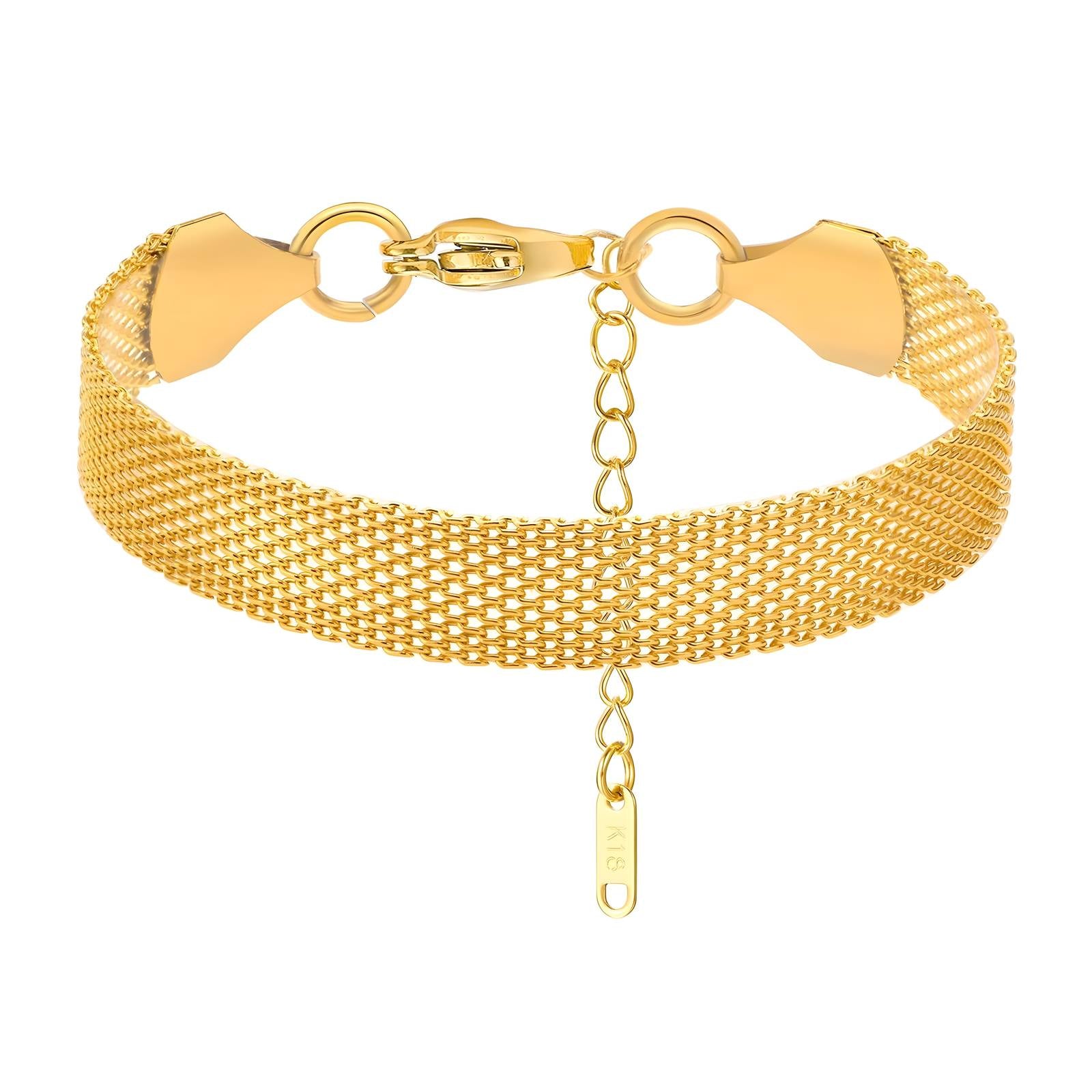 Gold Mesh Bracelet