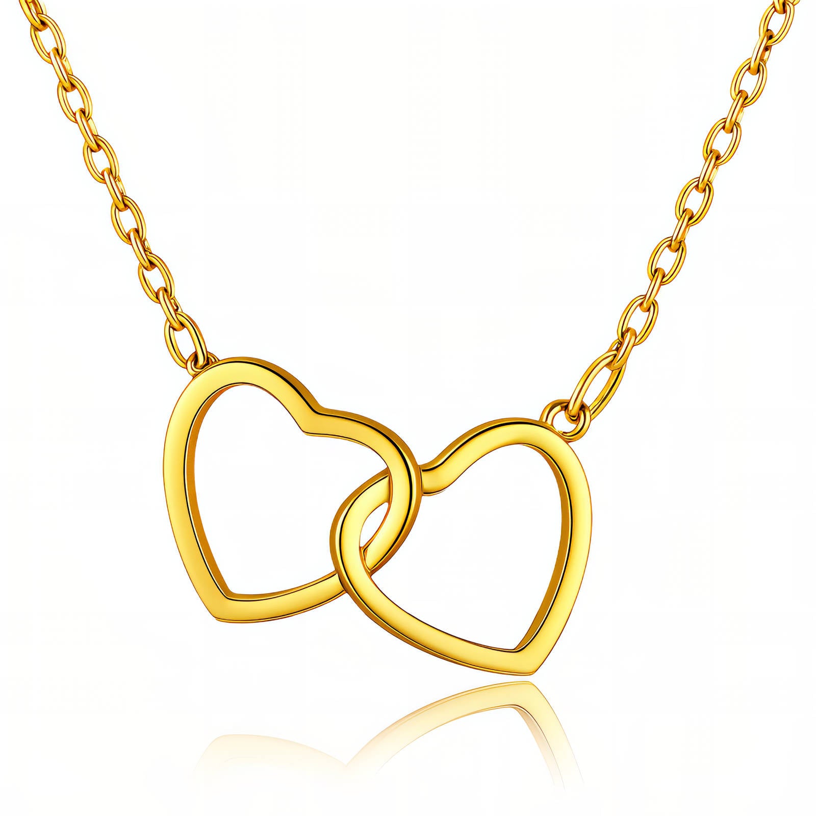 Linked Hearts Necklace