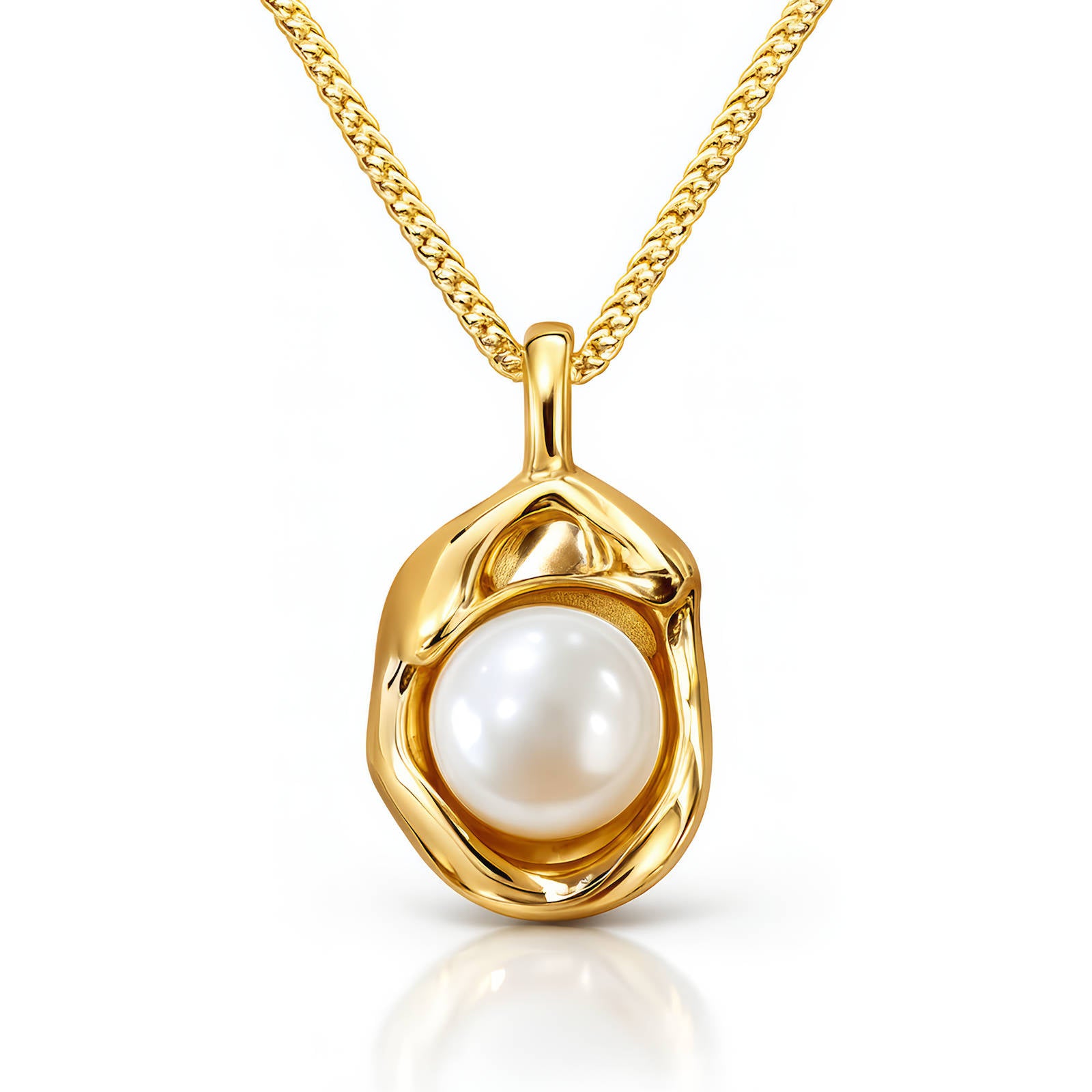 Molten Pearl Necklace
