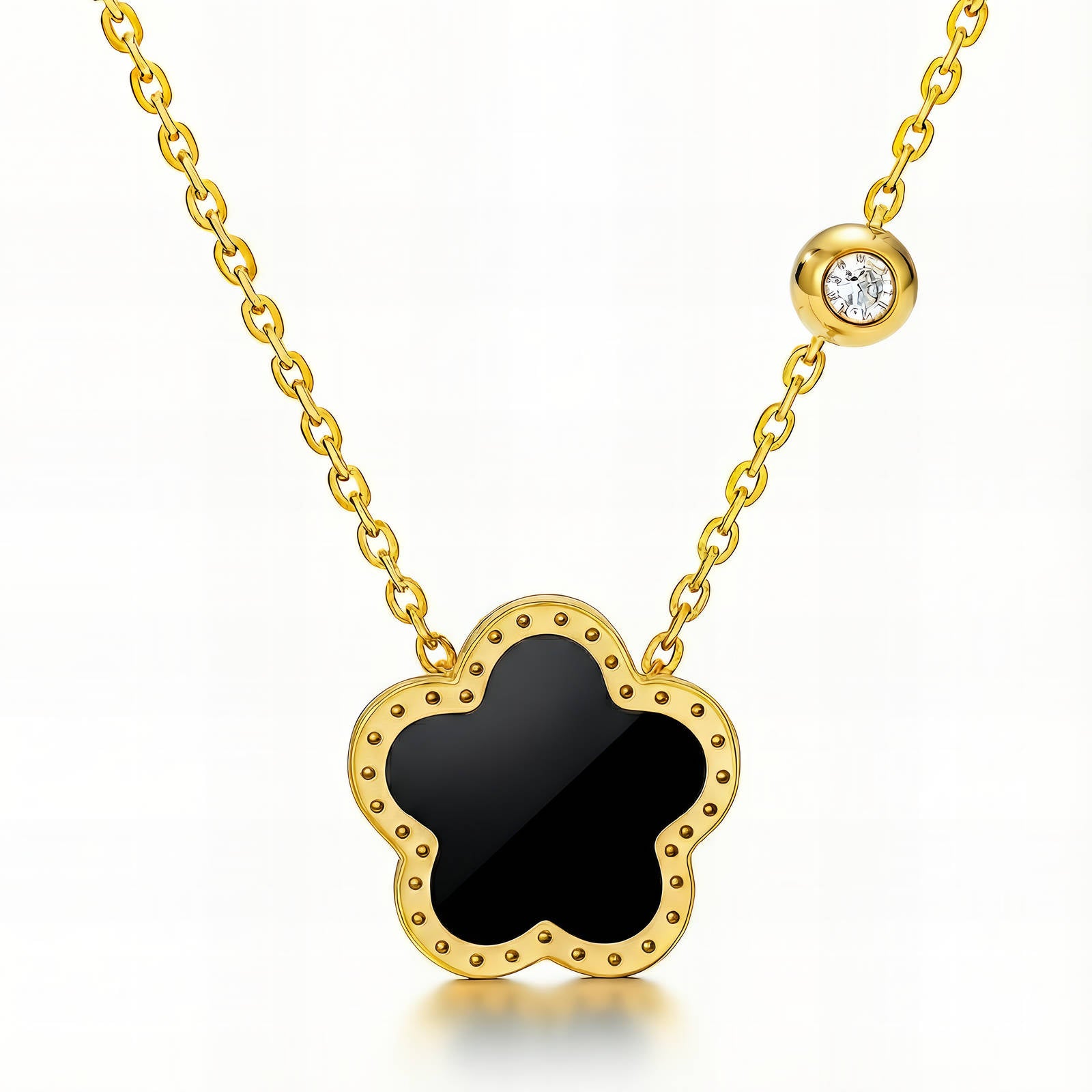 Black Clover Necklace