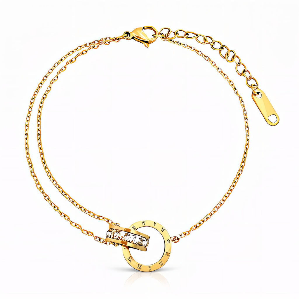 Roman Numeral Chain Bracelet