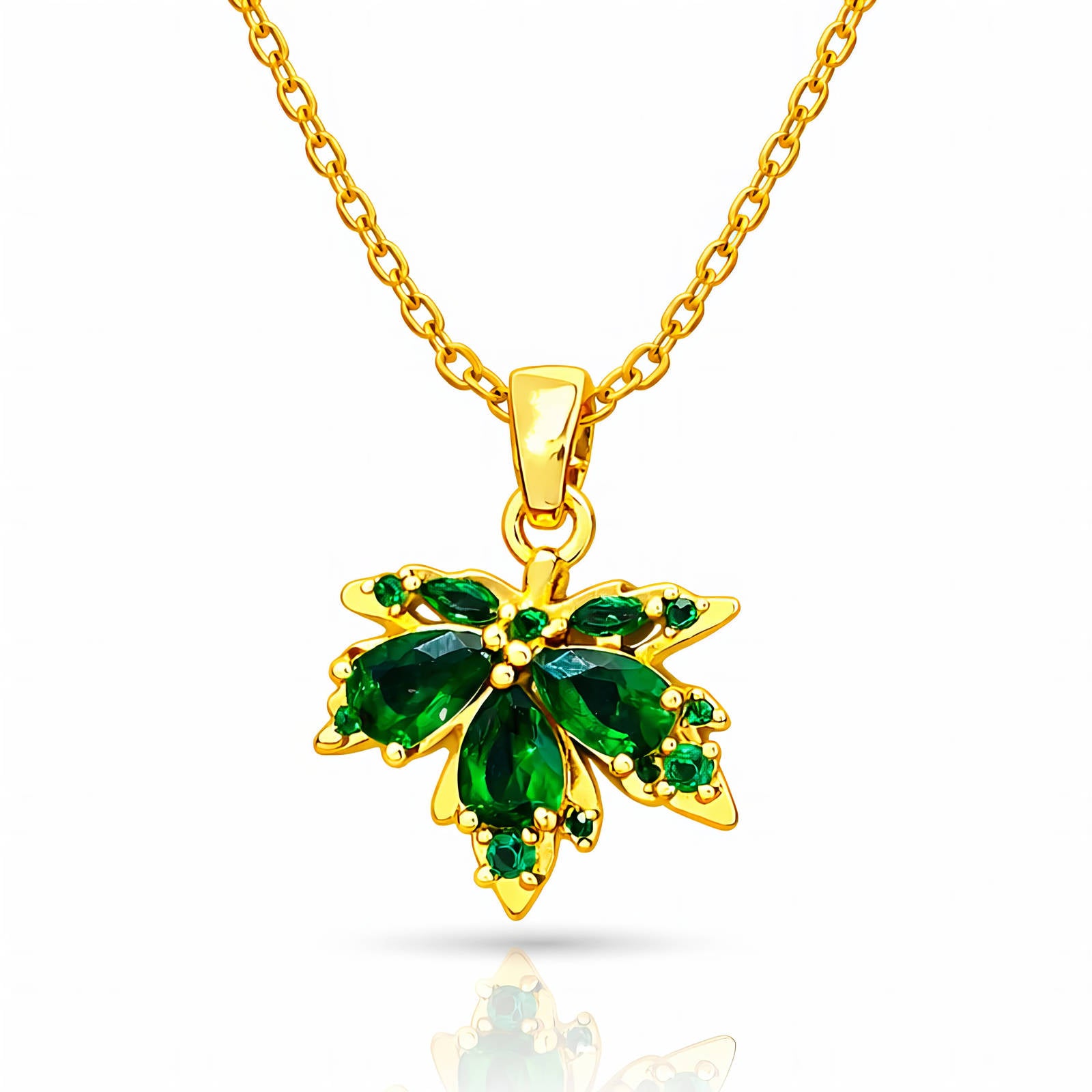 Emerald Bloom Necklace