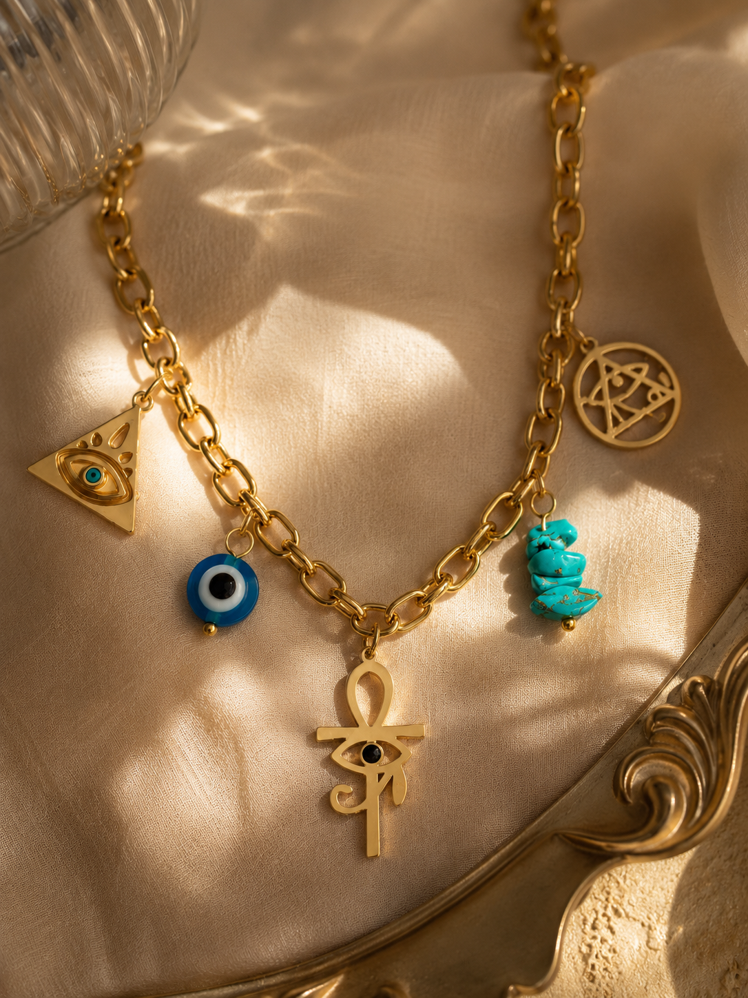 Evil Eyes Necklace (Trio)