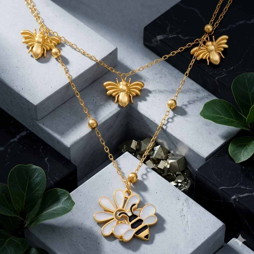 Bees Necklace