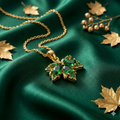 Emerald Bloom Necklace