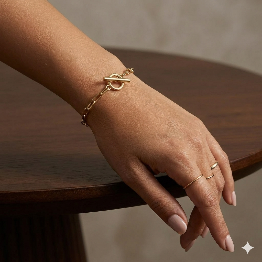 Paperclip Chain Bracelet