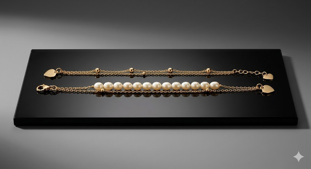Pearl & Bead Layered Bracelet