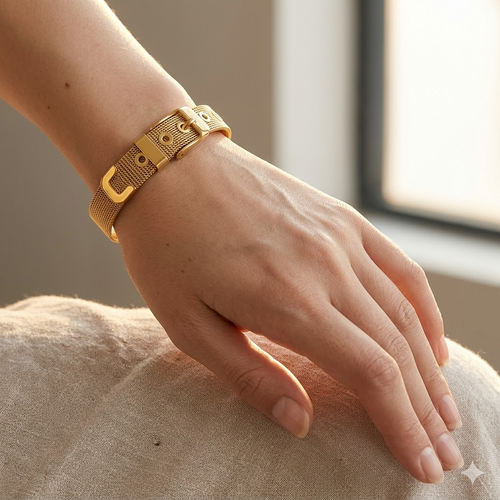 Buckle Mesh Bracelet
