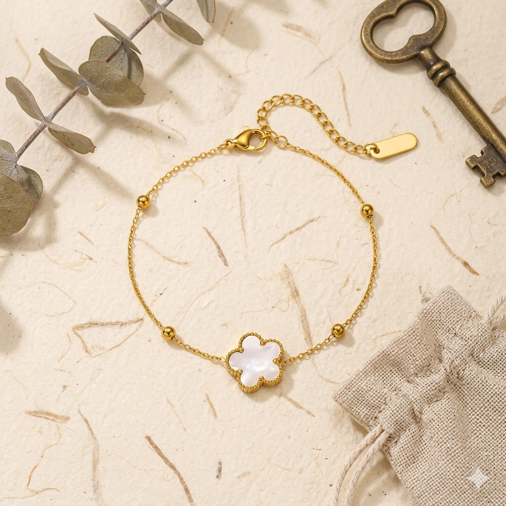 White Clover Bracelet