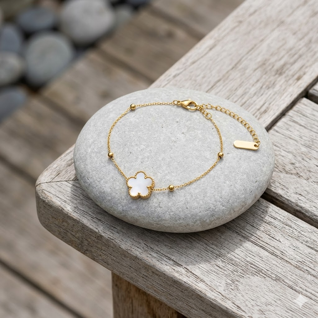 White Clover Bracelet