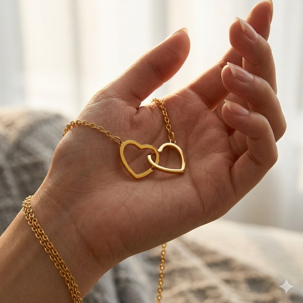 Linked Hearts Necklace