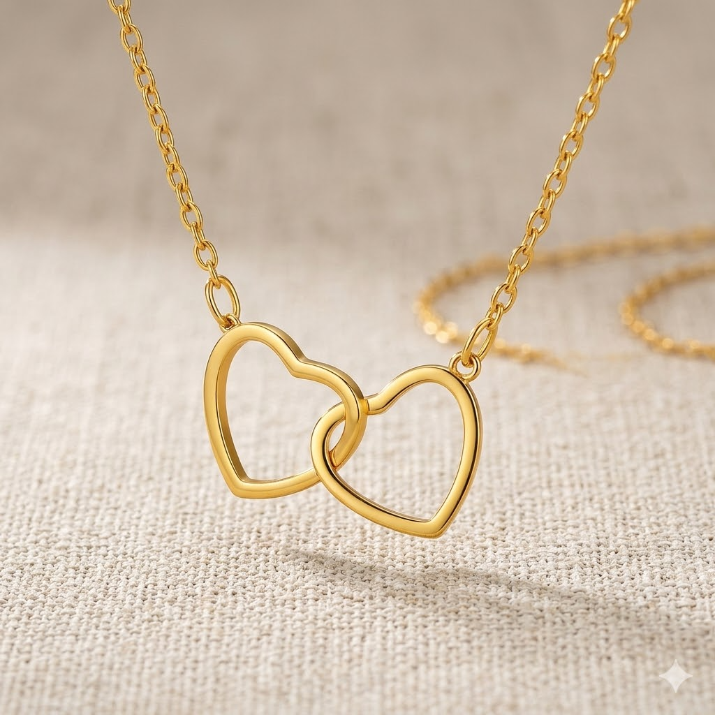 Linked Hearts Necklace