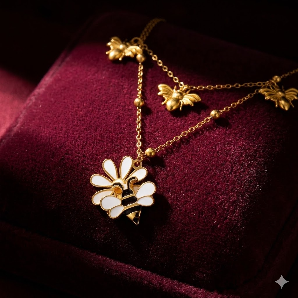 Bees Necklace